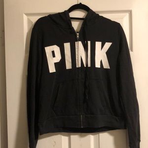 Pink Hooded Full Zip